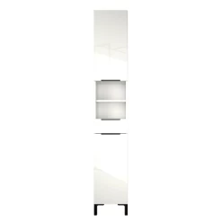 Kolomkast Glam 30cm 2 Deuren & 1 Lade - Hoogglans Wit -Songmics Winkel Ontwerp zonder titel 2022 01 24T101925.682 276b