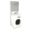 Wasmachinekast Glam 64cm 2 Deuren - Hoogglans Grijs -Songmics Winkel Ontwerp zonder titel 2022 01 24T143917.622 0a94
