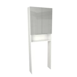 Wasmachinekast Glam 64cm 2 Deuren - Hoogglans Grijs -Songmics Winkel Ontwerp zonder titel 2022 01 24T144008.523 8f58