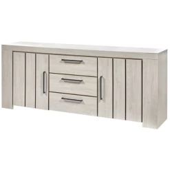 Dressoir Gilio 235cm, 2 Deuren & 3 Lades - Grijze Eik -Songmics Winkel Ontwerp zonder titel 2022 01 26T162739.231 eca4