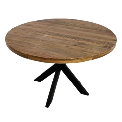 Eettafel Geraldton 150cm Mangohout - Naturel/zwart -Songmics Winkel Ontwerp zonder titel 2022 01 27T093811.211 c4af