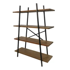 Rek Braydan 160cm Gerecycleerd Javahout - Naturel/zwart -Songmics Winkel Ontwerp zonder titel 2022 01 28T114036.059 8e9f