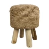 Kruk Malibu ø34cm Raffia En Teakhout - Naturel/beige -Songmics Winkel Ontwerp zonder titel 2022 02 02T113608.522 192f