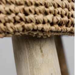 Kruk Malibu ø34cm Raffia En Teakhout - Naturel/beige -Songmics Winkel Ontwerp zonder titel 2022 02 02T113739.630 661e