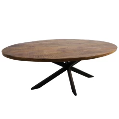 Eettafel Geraldton 240x110cm Mangohout - Naturel/zwart -Songmics Winkel Ontwerp zonder titel 2022 02 21T132735.930 e2ce