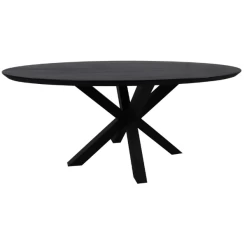 Eettafel Luzern 200x100cm Acaciahout En Metaal - Zwart -Songmics Winkel Ontwerp zonder titel 2022 02 22T082254.882 bf9e