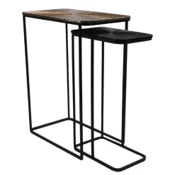 Bijzettafel Downton Set Van 2 Metaal - Goud/zwart -Songmics Winkel Ontwerp zonder titel 2022 03 02T084851.772 9e0d