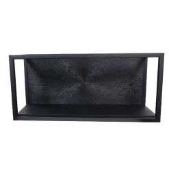 Wandbox Downton | 55 X 25 X 18 Cm | Mangohout En Metaal | Zwart 6 Wandbox Downton | 55 X 25 X 18 Cm | Mangohout En Metaal | Zwart -Songmics Winkel Ontwerp zonder titel 2022 03 03T091632.024 f8e7