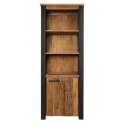 Boekenkast Zaria | 190 X 70 X 45 Cm | Old Teak-design