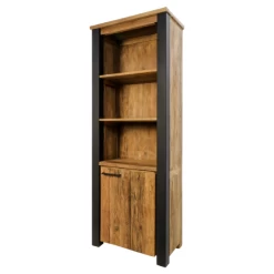 Boekenkast Zaria | 190 X 70 X 45 Cm | Old Teak-design -Songmics Winkel Ontwerp zonder titel 2022 03 03T104720.631 9702