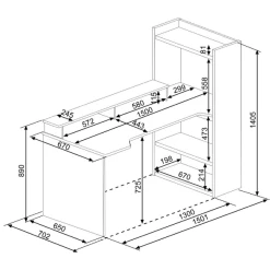 Gaming Bureau Zayn 150x70x140cm Spaanplaat - Antraciet -Songmics Winkel Ontwerp zonder titel 2022 04 11T165434.373 18bb
