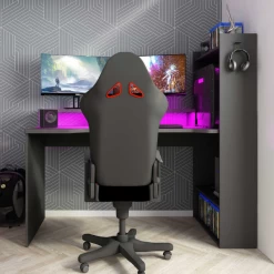 Gaming Bureau Zayn 150x70x140cm Spaanplaat - Antraciet -Songmics Winkel Ontwerp zonder titel 2022 04 11T165551.471 6b84