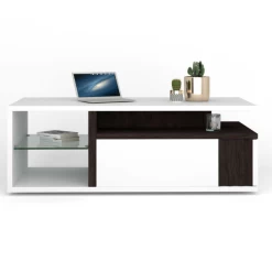 Salontafel Armin 120x60x45cm Met Opbergruimte - Wit/bruin -Songmics Winkel Ontwerp zonder titel 2022 05 25T162224.439 85c8