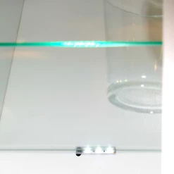 Vitrinekast Tannee 110x45x180cm 2 Deuren - Wit/eik -Songmics Winkel Ontwerp zonder titel 2022 06 01T091658.749 0093