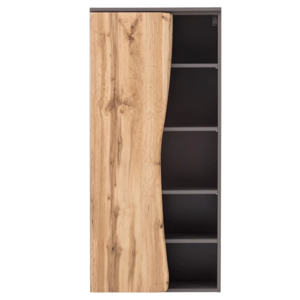 Kolomkast Karan 60cm 1 Deur - Eik/antraciet 13 Kolomkast Karan 60cm 1 Deur - Eik/antraciet - Afbeelding 11