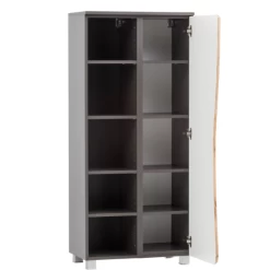 Kolomkast Karan 60cm 1 Deur - Eik/antraciet 22 Kolomkast Karan 60cm 1 Deur - Eik/antraciet -Songmics Winkel Ontwerp zonder titel 2022 06 22T083802.362 1833