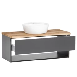 Wastafelmeubel Karan 101cm Met Wastafel En 1 Lade - Antraciet/eik -Songmics Winkel Ontwerp zonder titel 2022 06 22T093748.061 653e