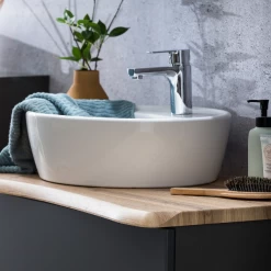 Wastafelmeubel Karan 101cm Met Wastafel En 1 Lade - Antraciet/eik -Songmics Winkel Ontwerp zonder titel 2022 06 22T093846.679 b2f8