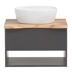 Wastafelmeubel Karan 61cm Met Wastafel En 1 Lade - Antraciet/eik -Songmics Winkel Ontwerp zonder titel 2022 06 22T100150.177 cfd6