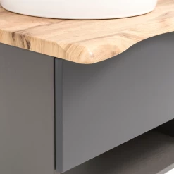 Wastafelmeubel Karan 61cm Met Wastafel En 1 Lade - Antraciet/eik -Songmics Winkel Ontwerp zonder titel 2022 06 22T100311.607 9707