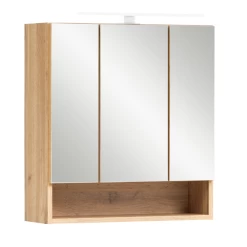 Spiegelkast Karan 60cm 3 Deuren Met Verlichting - Eik -Songmics Winkel Ontwerp zonder titel 2022 06 23T111727.213 7553