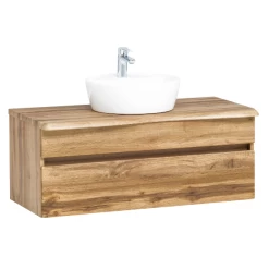 Wastafelmeubel Vikas 101cm 2 Lades - Eik -Songmics Winkel Ontwerp zonder titel 2022 06 24T144047.347 a06b