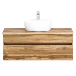 Wastafelmeubel Vikas 101cm 2 Lades - Eik -Songmics Winkel Ontwerp zonder titel 2022 06 24T144116.299 550a