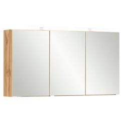 Spiegelkast Vikas 120cm 3 Deuren Met Verlichting - Eik -Songmics Winkel Ontwerp zonder titel 2022 06 27T084201.342 30a1