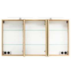 Spiegelkast Vikas 120cm 3 Deuren Met Verlichting - Eik -Songmics Winkel Ontwerp zonder titel 2022 06 27T084324.888 397f