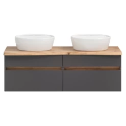 Wastafelmeubel Vikas 121cm 4 Lades - Antraciet/eik -Songmics Winkel Ontwerp zonder titel 2022 06 27T152921.224 8eb0