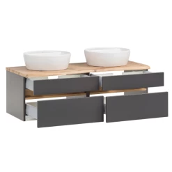 Wastafelmeubel Vikas 121cm 4 Lades - Antraciet/eik -Songmics Winkel Ontwerp zonder titel 2022 06 27T153017.049 ea9e