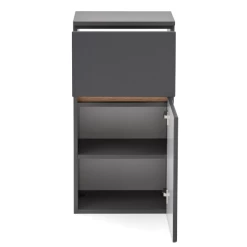 Badkamerkast Vikas 1 Deur & 1 Lade - Antraciet -Songmics Winkel Ontwerp zonder titel 2022 06 27T155123.424 48bf