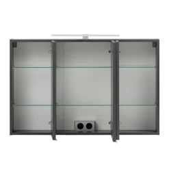 Spiegelkast Vikas 100cm 3 Deuren Met Verlichting - Antraciet -Songmics Winkel Ontwerp zonder titel 2022 06 28T163835.685 8471