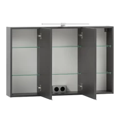 Spiegelkast Vikas 100cm 3 Deuren Met Verlichting - Antraciet -Songmics Winkel Ontwerp zonder titel 2022 06 28T163902.803 f0fe