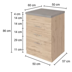 Keukenkast Voor Kookplaat Sorrella 3 Lades - Wit/eik. -Songmics Winkel Ontwerp zonder titel 2022 06 30T145952.003 3775