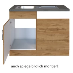 Gootsteenkast Sorrella 110cm Voor Vaatwasser 1 Deur - Eik/beton -Songmics Winkel Ontwerp zonder titel 2022 06 30T160201.194 fca3