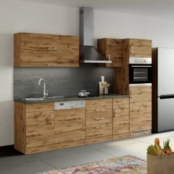 Gootsteenkast Sorrella 110cm Voor Vaatwasser 1 Deur - Eik/beton -Songmics Winkel Ontwerp zonder titel 2022 06 30T160924.770 63ee