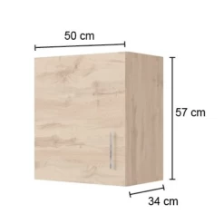 Keukenhangkast Sorrella 50cm 1 Deur - Antraciet/eik -Songmics Winkel Ontwerp zonder titel 2022 07 04T083651.146 c89b