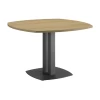 Tafel Ulta 115cm - Antraciet/eik