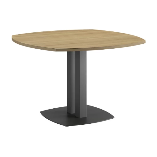 Tafel Ulta 115cm - Antraciet/eik 3 Tafel Ulta 115cm - Antraciet/eik
