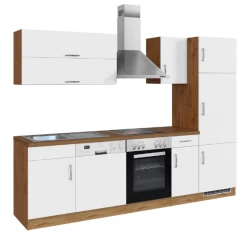 Kitchenette Sorrella 270cm Met Oven, Vaatwas En Koelkast - Wit/eik -Songmics Winkel Ontwerp zonder titel 2022 07 13T135321.884 05f3