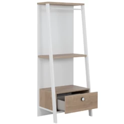 Kledingrek Ciana 1 Lade - Eik/wit -Songmics Winkel Ontwerp zonder titel 2022 07 18T090121.095 c699