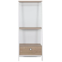 Kledingrek Ciana 1 Lade - Eik/wit -Songmics Winkel Ontwerp zonder titel 2022 07 18T090212.828 2a41