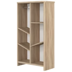 Opbergkast Binno 4 Legplanken 1 Roede- Eik/wit -Songmics Winkel Ontwerp zonder titel 2022 07 18T135211.344 57ef