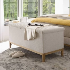 Opbergkoffer Arhus 139x50x58cm - Crème