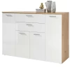 Commode Lobi 4 Deuren 2 Lades - Glanzend Wit/hout -Songmics Winkel Ontwerp zonder titel 2022 08 03T161504.919 e137