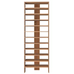 Opbergrek Perri Met 11 Legplanken - Hout