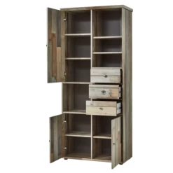 Buffetkast Clem 83cm 3 Deuren & 3 Lades - Driftwood -Songmics Winkel Ontwerp zonder titel 2022 08 05T110418.502 bdec