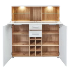 Barmeubel Felice 3 Deuren, 2 Lades & Ruimte Voor 8 Flessen - Wit -Songmics Winkel Ontwerp zonder titel 2022 08 08T145026.232 29d4