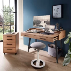 Bureau Inovo Uitschuifbaar Met 2 Lades - Eik/zwart -Songmics Winkel Ontwerp zonder titel 2022 08 09T093601.112 a687